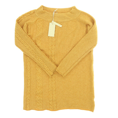 Meily.it sárga kötött pulóver