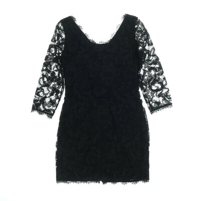 Diane von Furstenberg fekete egész ruha