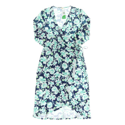 VA Milano kék/zöld egész ruha