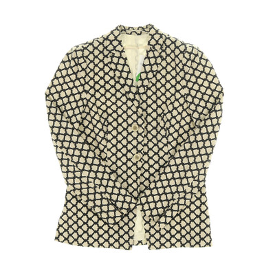 Schumacher fekete/bézs blézer