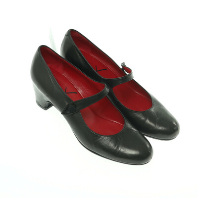 Xavier fekete magassarkú cipő