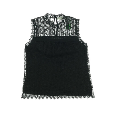 Hallhuber fekete ujjatlan felső