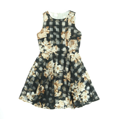 Apricot fekete/barna egész ruha