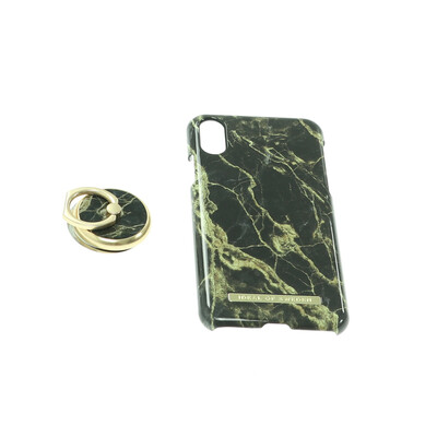 iDeal of Sweden zöld/fekete iPhone X/Xs tok