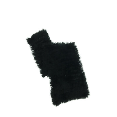 Monari fekete szőrme sál