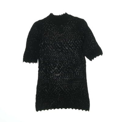 Hallhuber fekete rövid ujjú felső