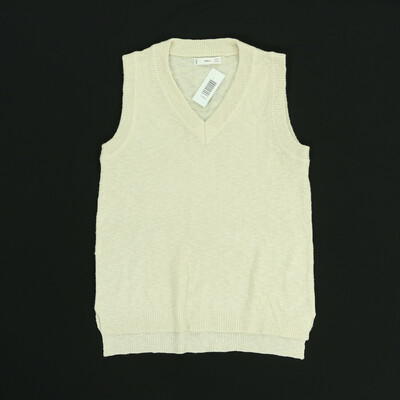 Mango bézs kötött mellény