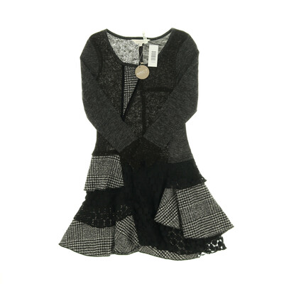 Apricot fekete egész ruha