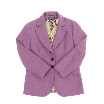 Breuninger Exquisit lila szövet blézer