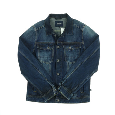 s.Oliver kék farmerkabát