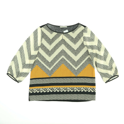 Comma barna/fekete blúz