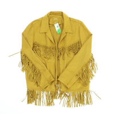 Viva Couture sárga művelúr kabát