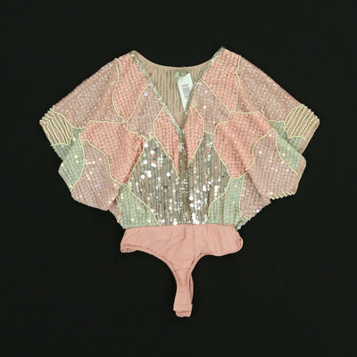 Asos rózsaszín, flitteres body