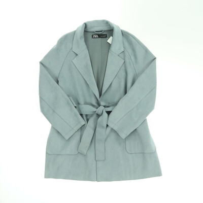 Zara szürke művelúr kabát