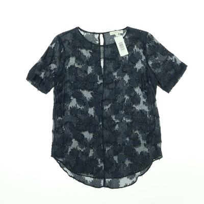 Second Female kék rövid ujjú blúz