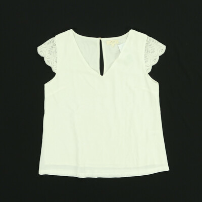 Ycoo fehér rövid ujjú blúz