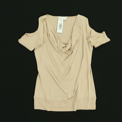 Patrizia Pepe bézs rövid ujjú blúz