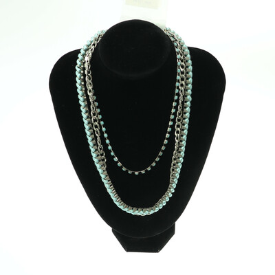 Kenny S.kék/ezüst nyaklánc