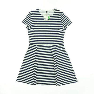 H&M kék/fehér egész ruha