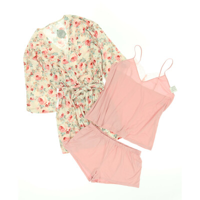 Flora Nikrooz rózsaszín pizsama szett köntössel