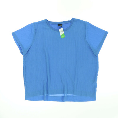 Ulla Popken kék rövid ujjú felső