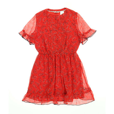 Tommy Jeans piros egész ruha