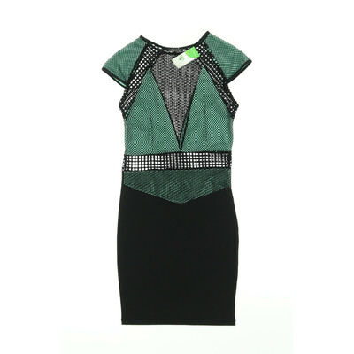 Kikiriki fekete/zöld egész ruha