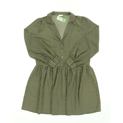 Vila Clothes barna/fekete ruha