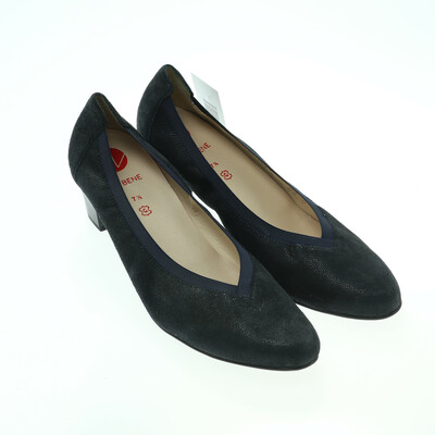 VA Bene kék magassarkú cipő