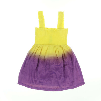 Nümph sárga/lila ruha