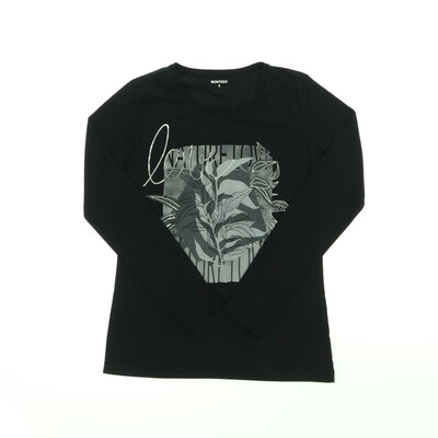 Montego fekete hosszú ujjú felső