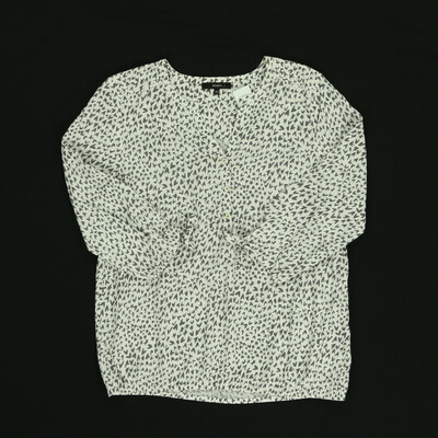 Bonita fehér/szürke blúz