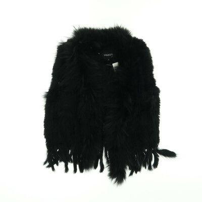 Oakwood fekete szőrme mellény