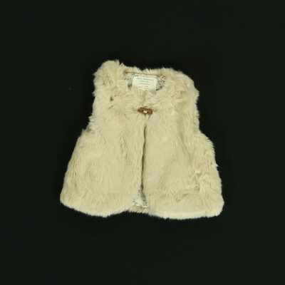 Zara barna szőrme mellény