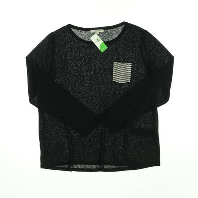 Comma fekete hosszú ujjú felső