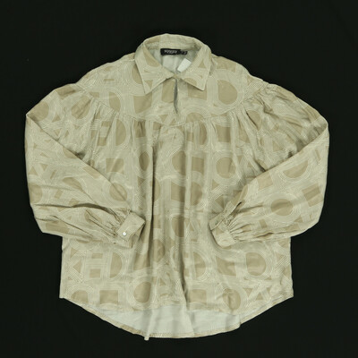 Soaked bézs/fehér blúz