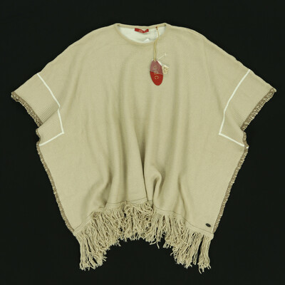 EDC bézs kötött poncsó