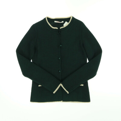 Kontatto zöld kötött kardigán