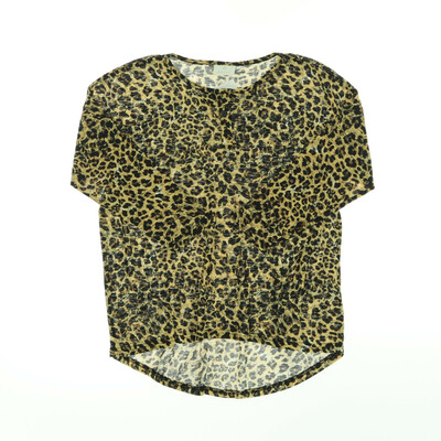 KAFFE barna/fekete félhosszú ujjú felső