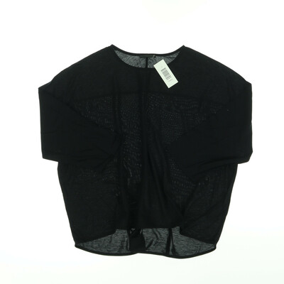 Drykorn fekete félhosszú ujjú felső