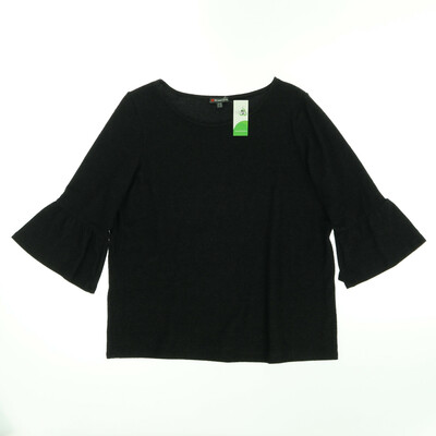 Street One fekete félhosszú ujjú felső