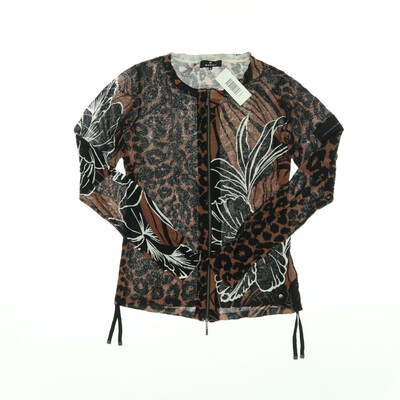 Monari barna/fekete cipzáros felső