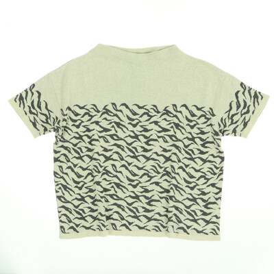 Street One bézs finomkötött rövid ujjú felső