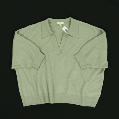 H&M szürke finomkötött félhosszú ujjú felső