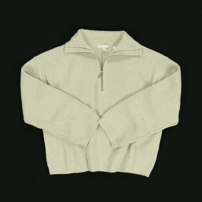 H&M bézs kötött oversize pulóver