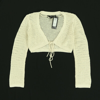 Vero Moda bézs finomkötött rövid felső