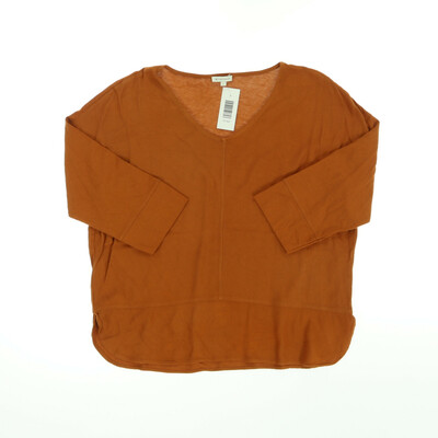 Tom Tailor barna félhosszú ujjú felső