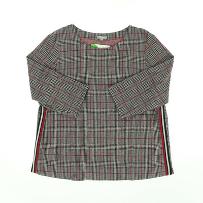 Rabe fekete/fehér/bordó félhosszú ujjú felső