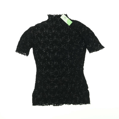 Wolford fekete rövid ujjú felső