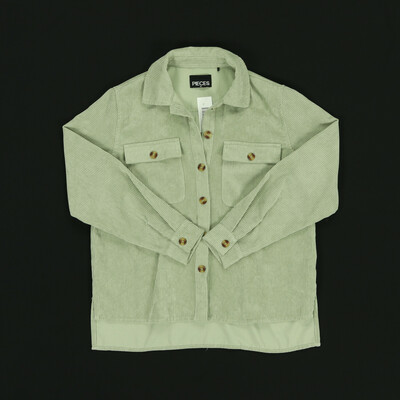 Pieces zöld kordbársony ing